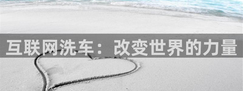 天狮娱乐app：互联网洗车：改